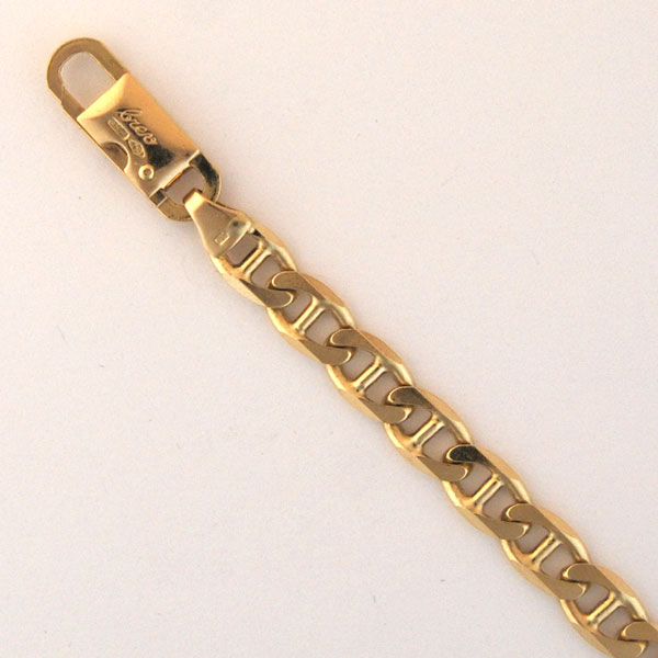 18K Yellow Gold Anchor Chain 5.2mm